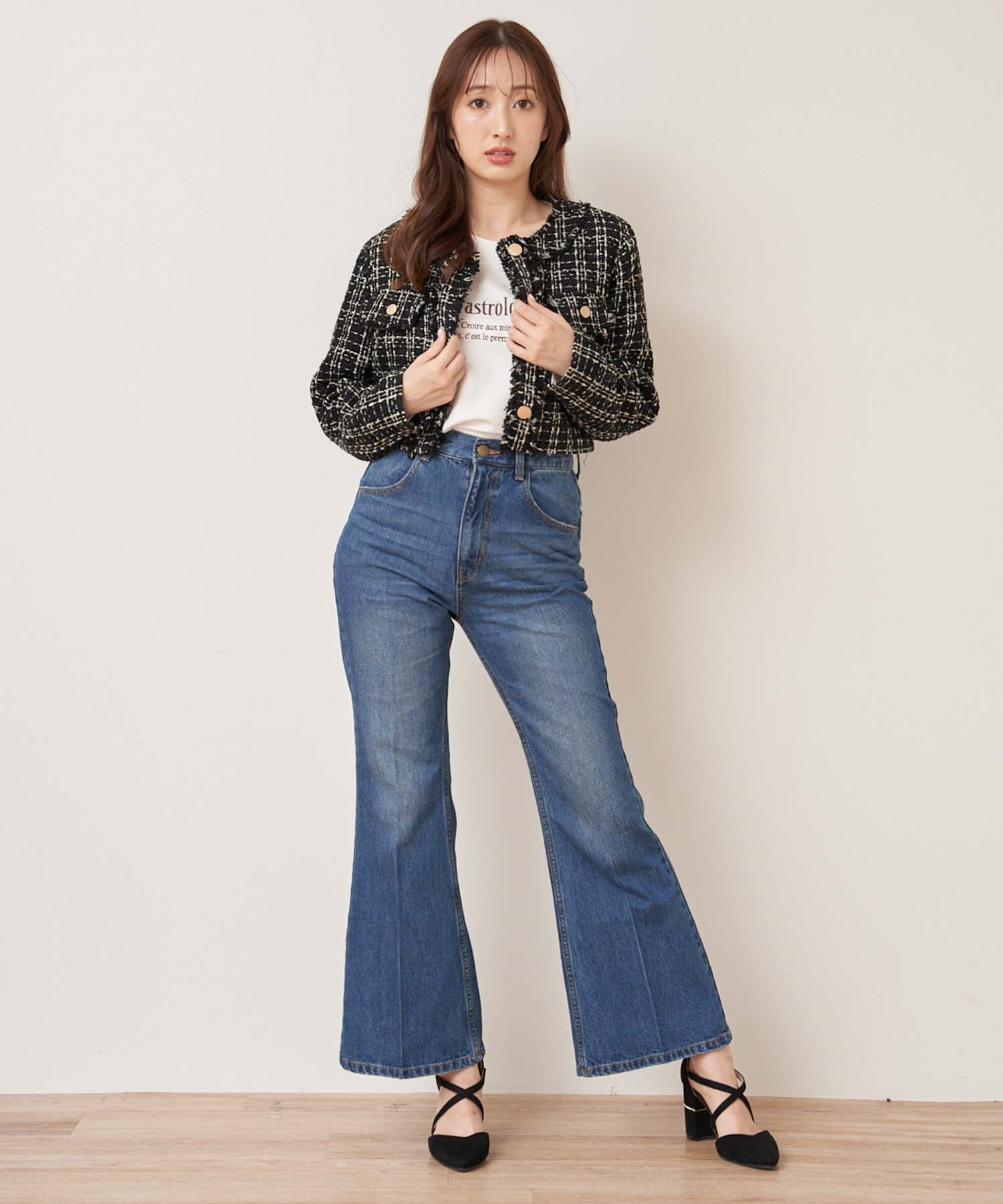 センタープレスデニムパンツ | デニムパンツ | NOELA OFFICIAL WEB STORE
