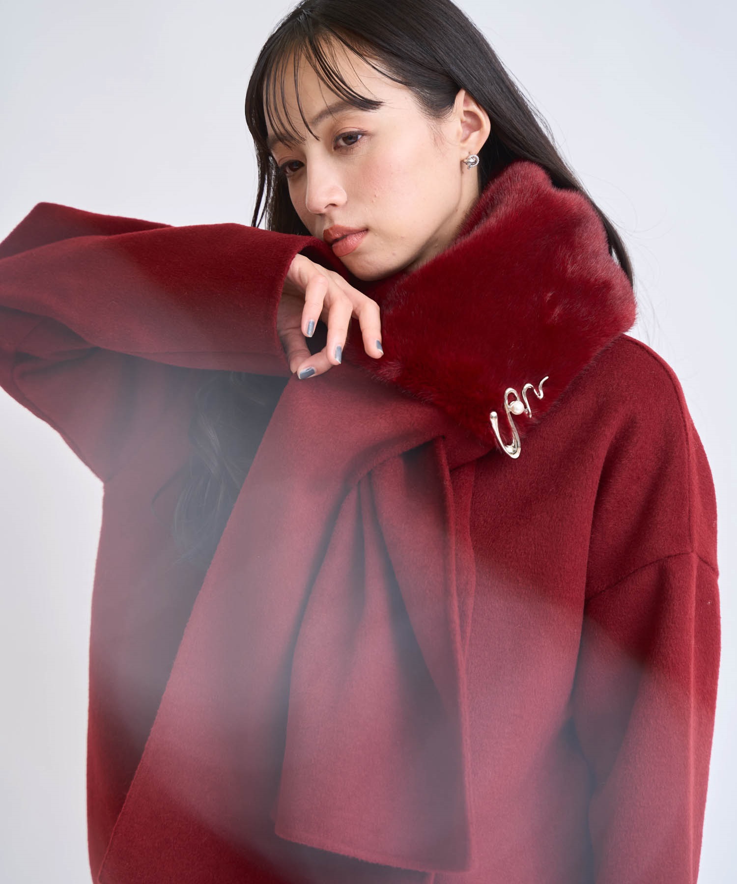 ファーストール付きリバーミドルコート | コート | NOELA OFFICIAL WEB