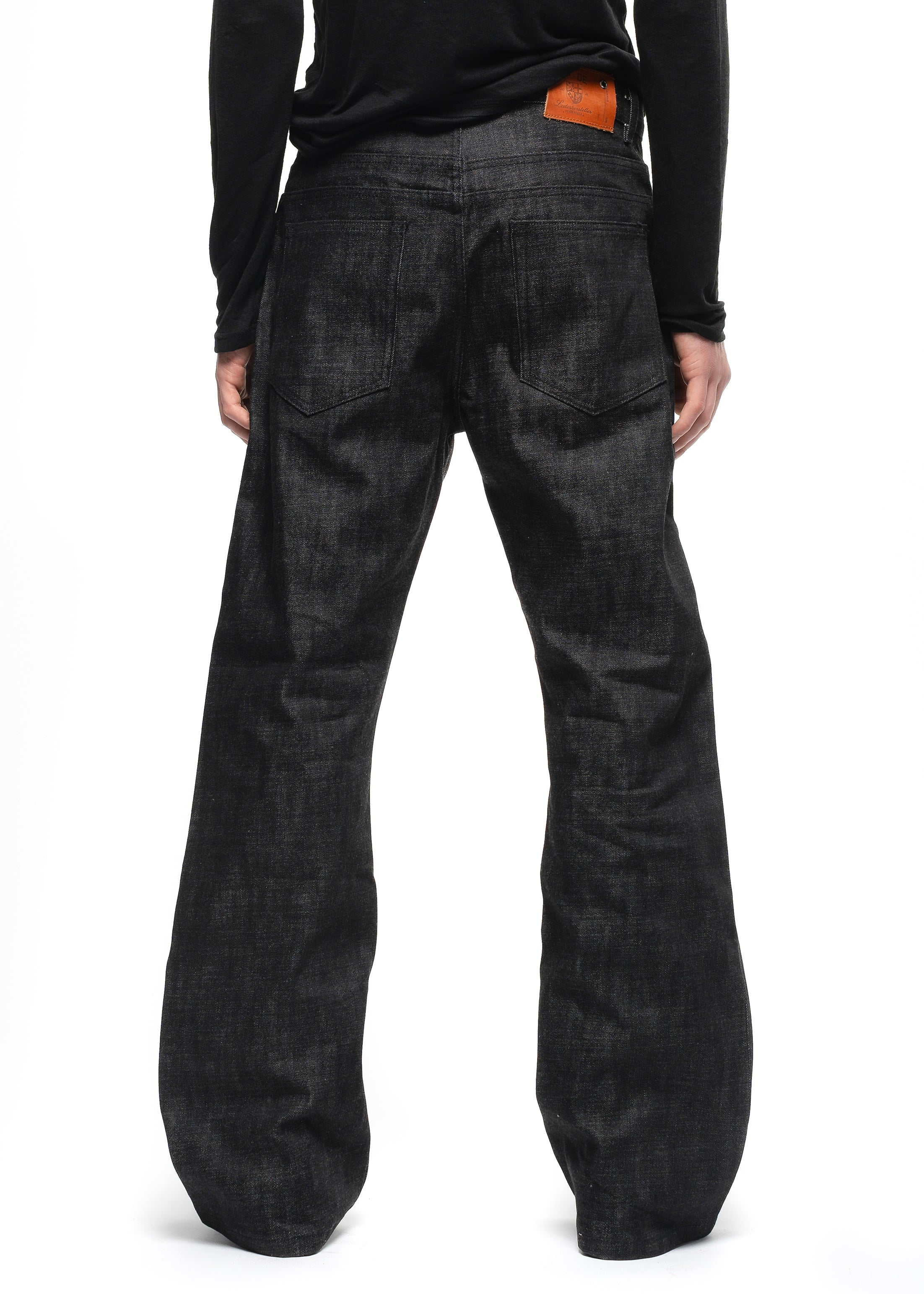 RAW DENIM JAPANESE BOOTCUT FIT BLACK – NO/FAITH STUDIOS