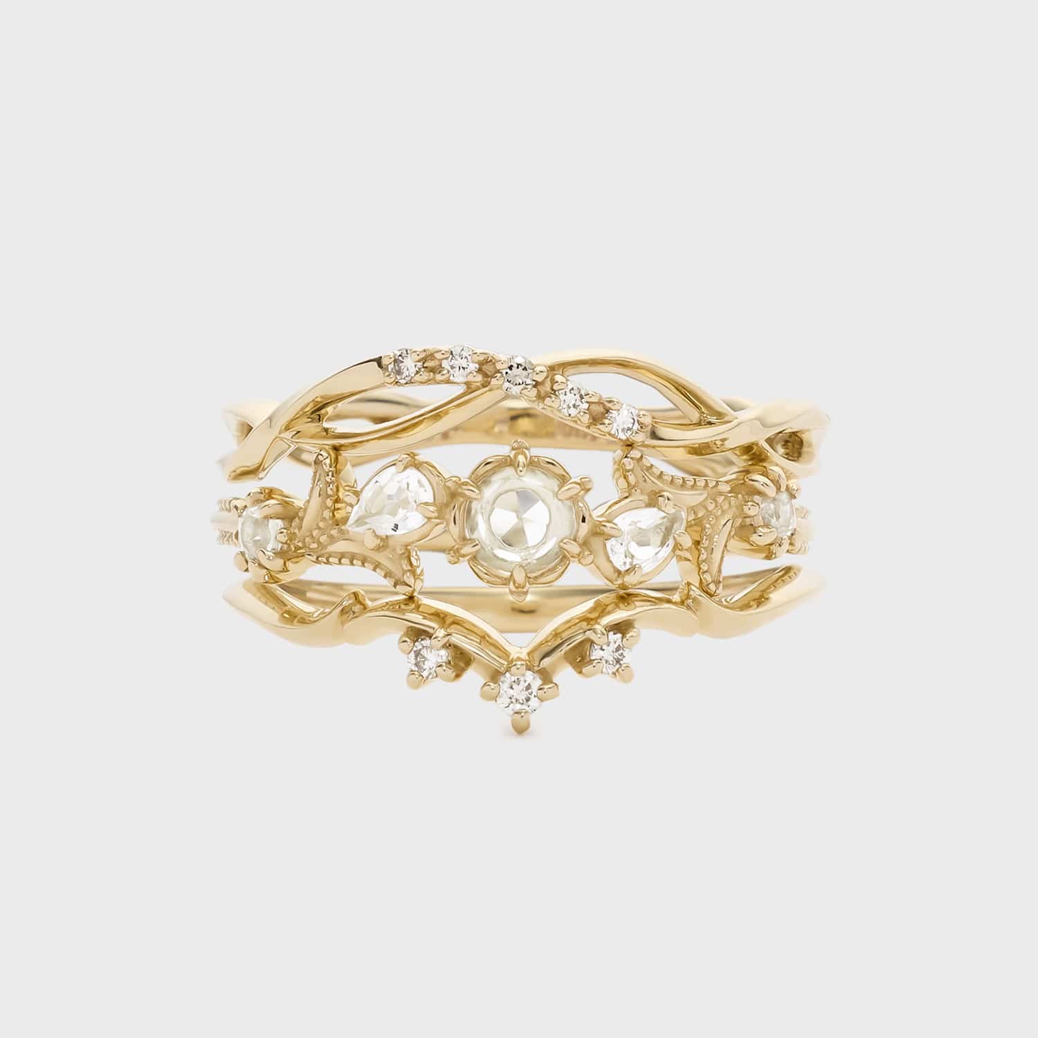 Pocket Ring】K10クォーツピンキーリング｜ピンキーリング｜ノジェス