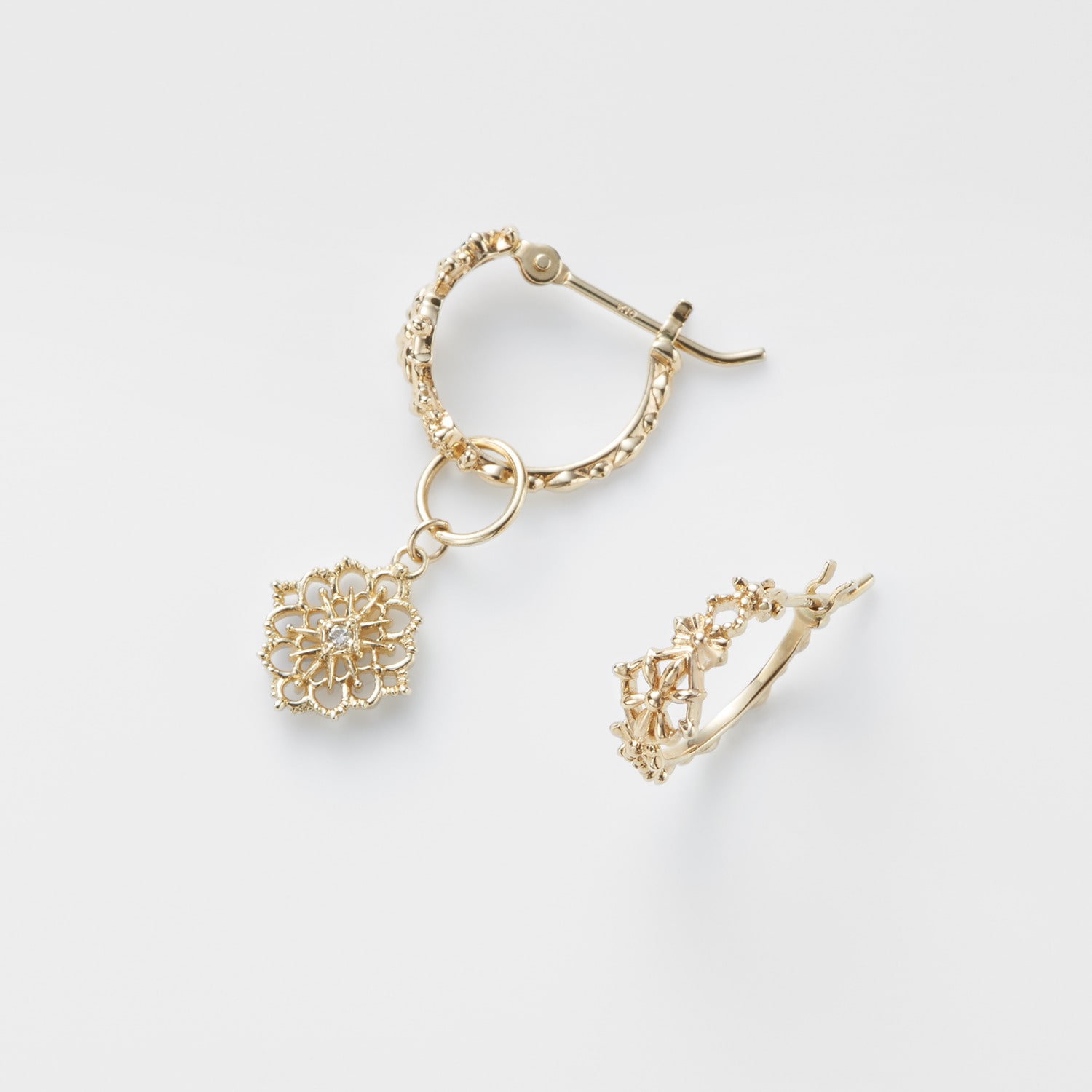 Tiny Charm】K10ダイヤモンドチャーム｜ネックレスチャーム｜ノジェス