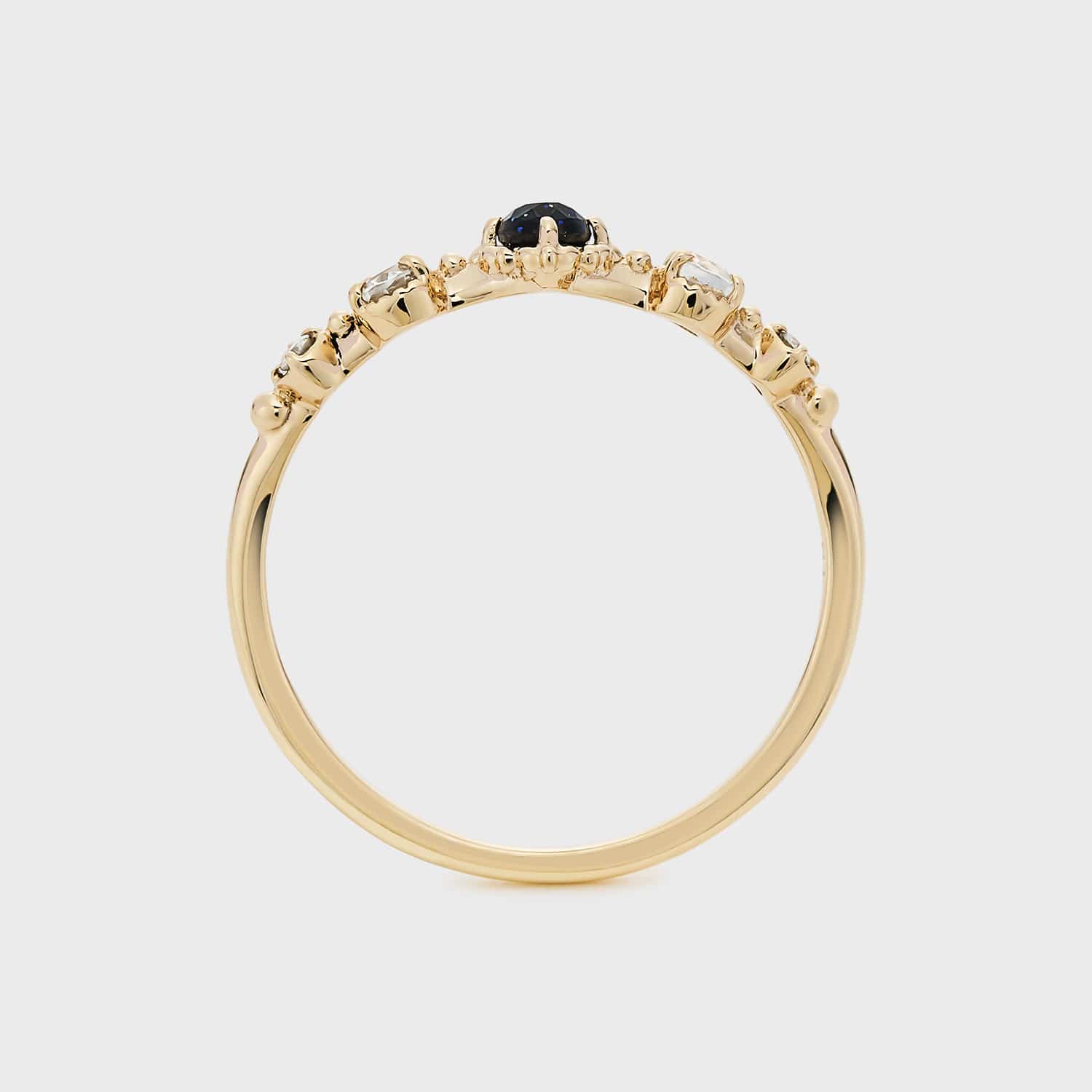 NOJESS】 Pocket Ring k10スカラップレース リング 13号