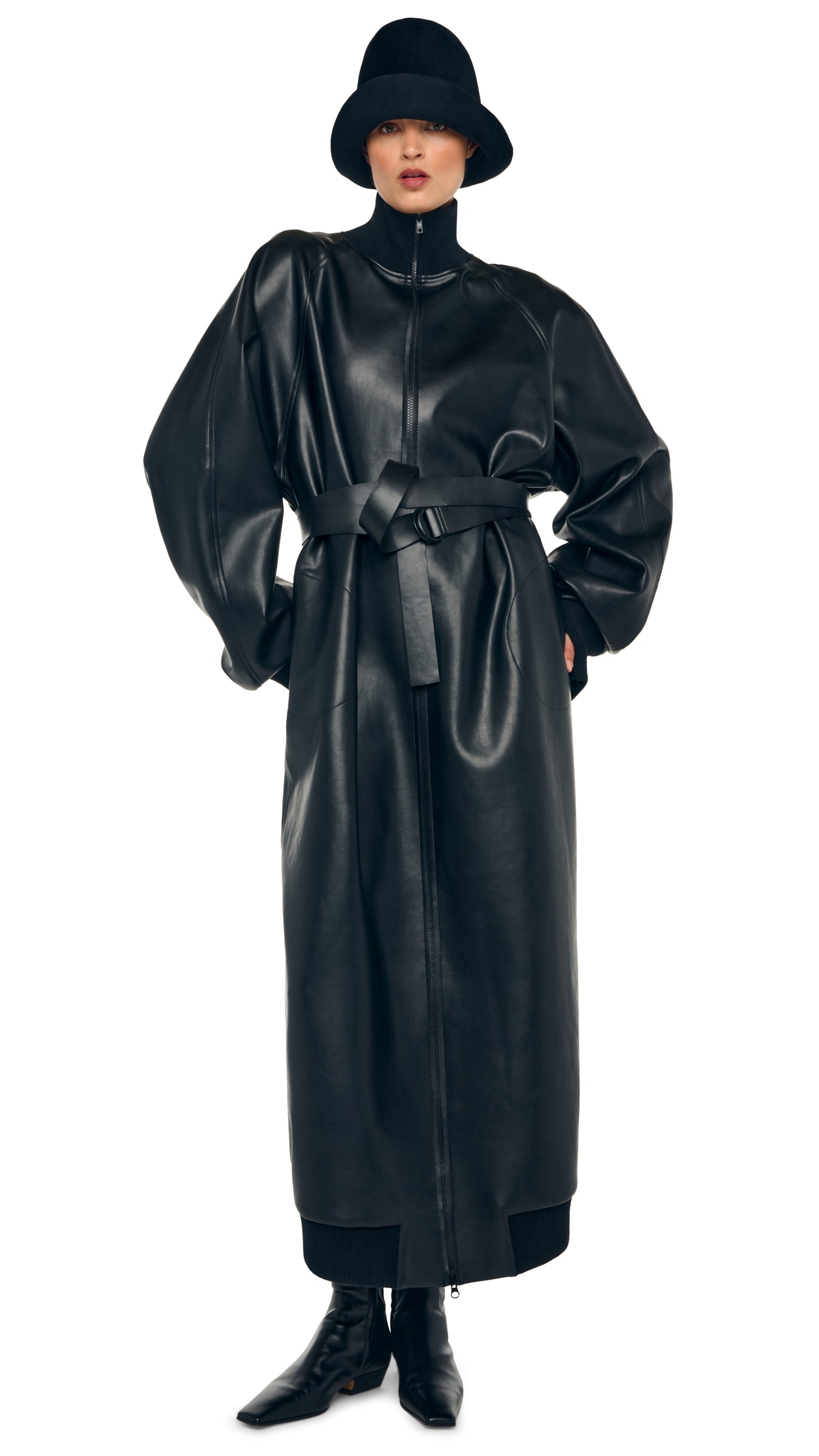 MID BELT XL – Black – Norma Kamali