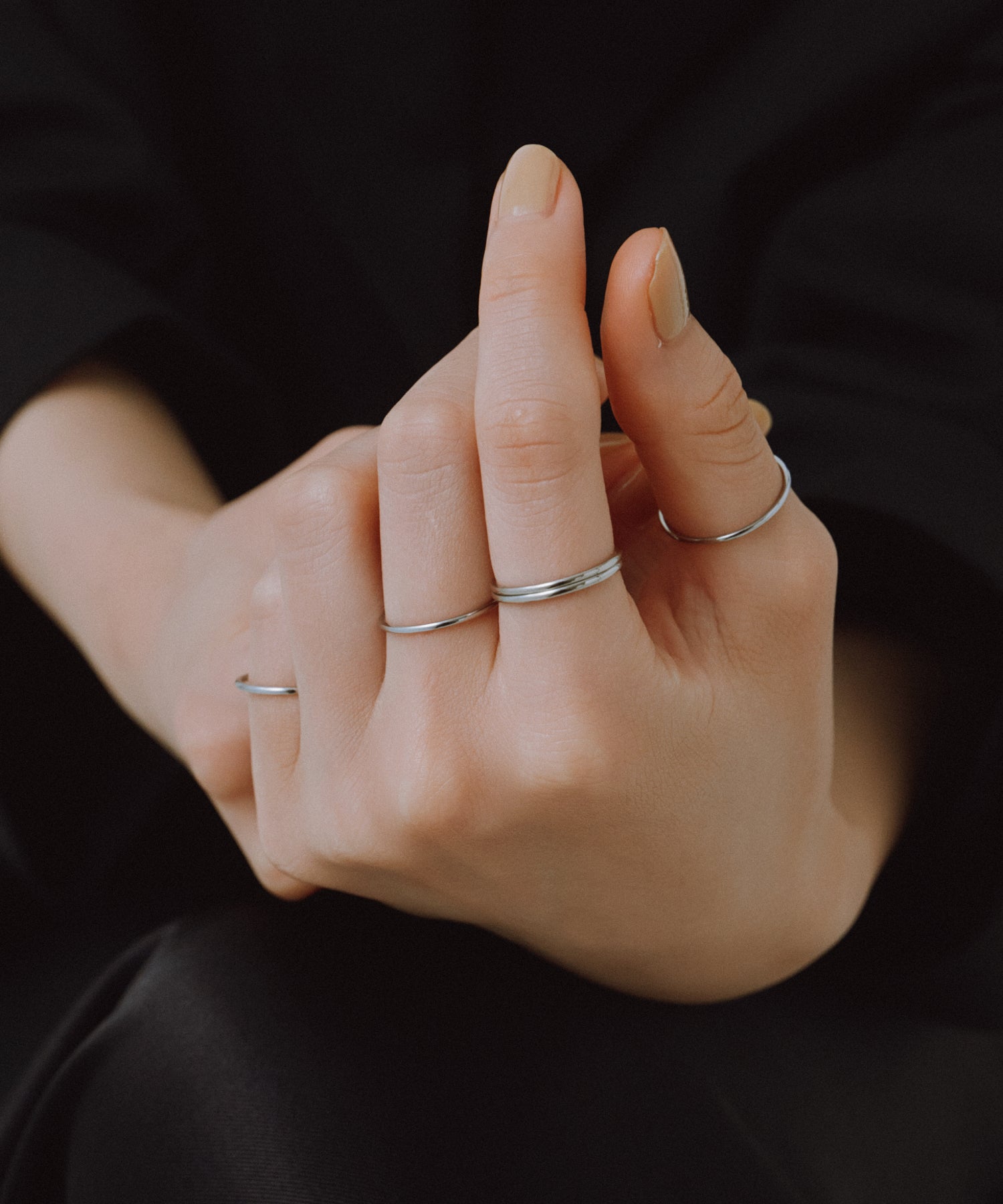 Thin Ring 5 set［Stainless］ | 大人のための毎日使えるリング通販