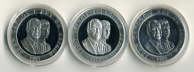 スペイン バルセロナオリンピック記念2000ペセタ銀貨3種セット