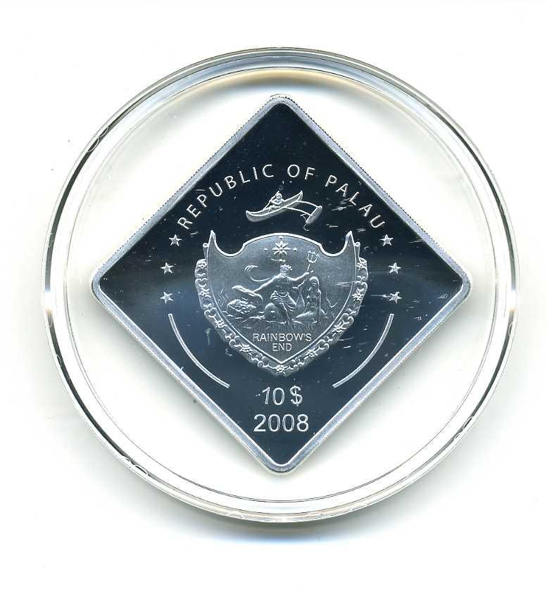 パラオ 戦艦大和 10ドル銀貨 2008年 – 野崎コイン