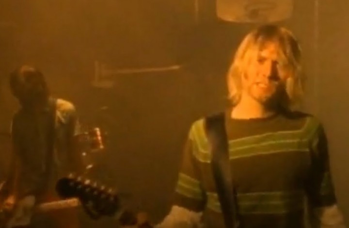 カート・コバーン、“Smells Like Teen Spirit”のビデオで使用された