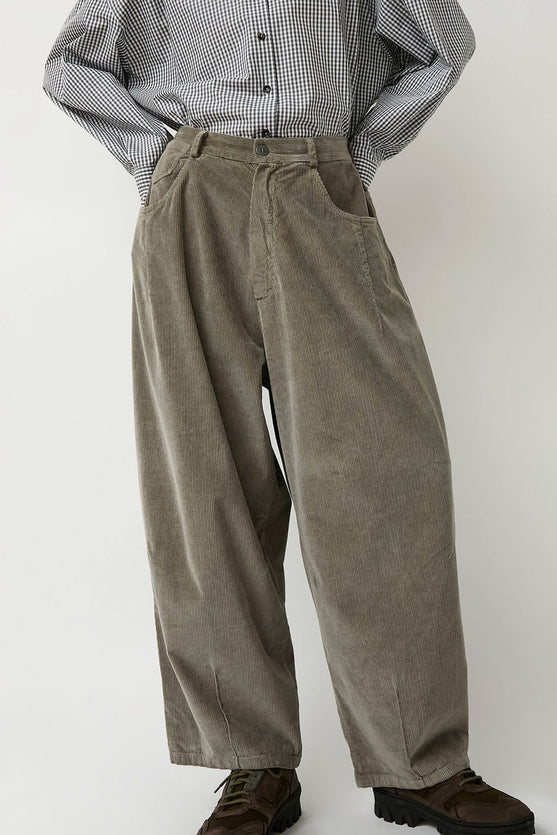 CORDERA Corduroy Baggy Pants in Cobblestone – No.6 Store