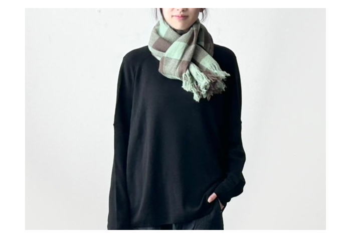OLDMAN'S TAILOR R&D.M（オールドマンズテーラー） CHECK MUFFLER
