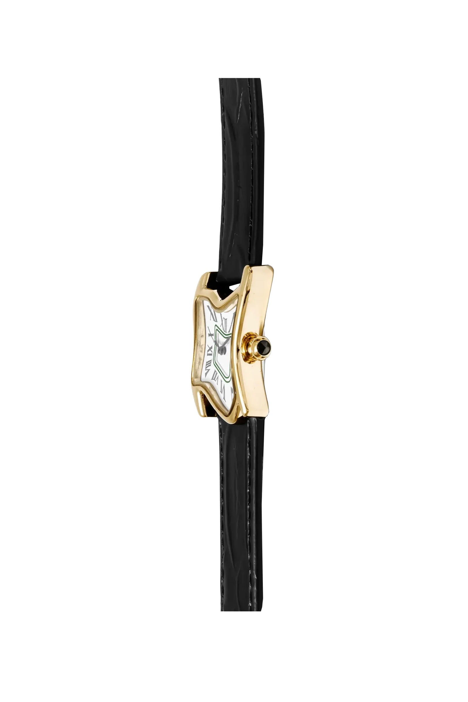 Laphont ラフォン FW25 SQUARE MELTING WATCH LARGE / SIL WHT BLK