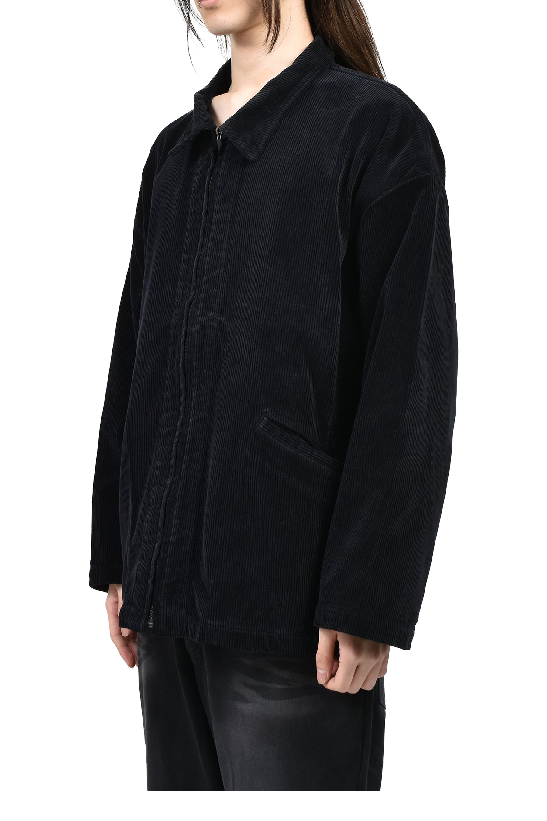 PORTER CLASSIC ポーター クラシック FW25 CORDUROY ZIP JACKET / BLK