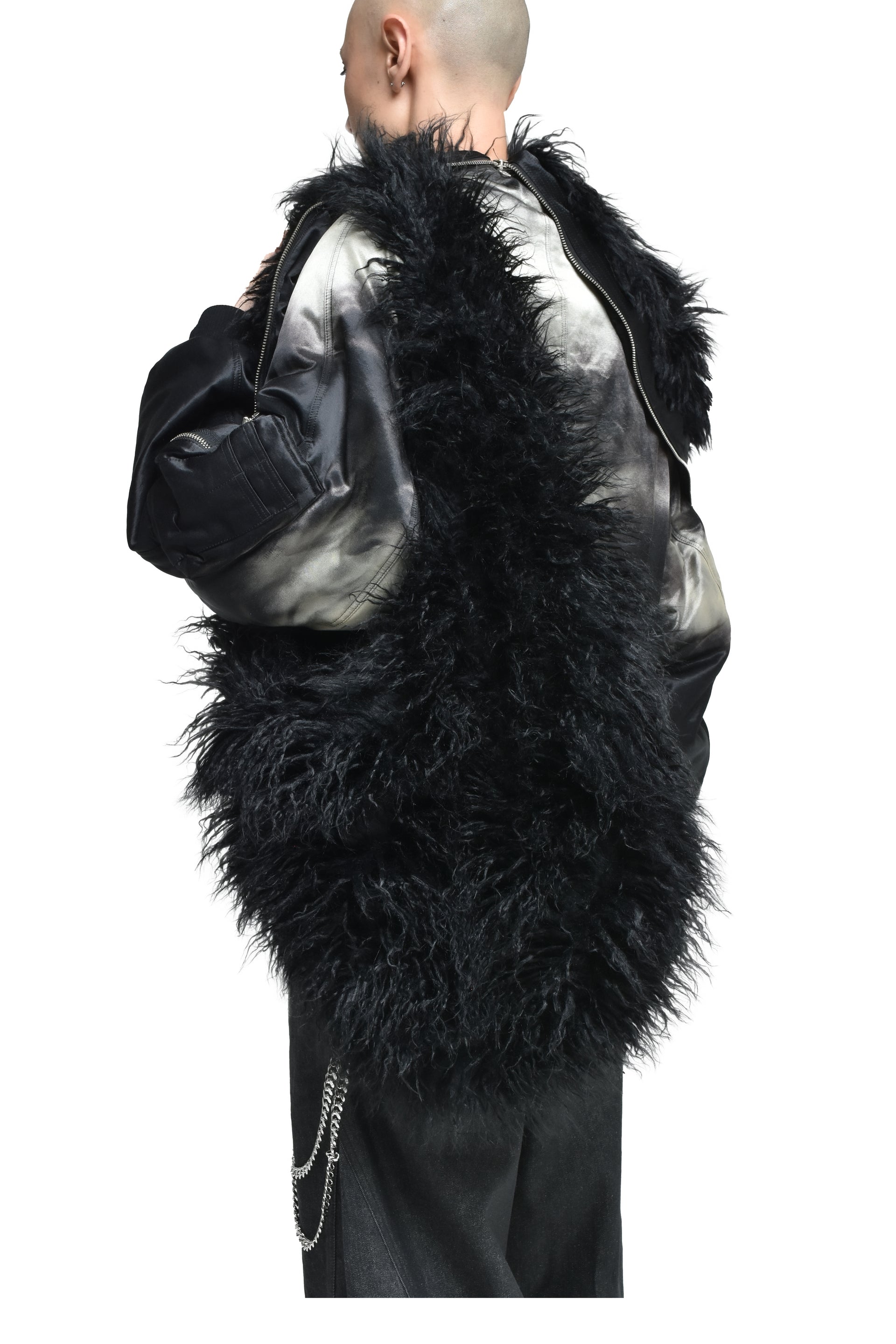 FILTH フィルス FW25 HAIRY FUR SHOULDER BAG / BLK - NUBIAN ヌビアン