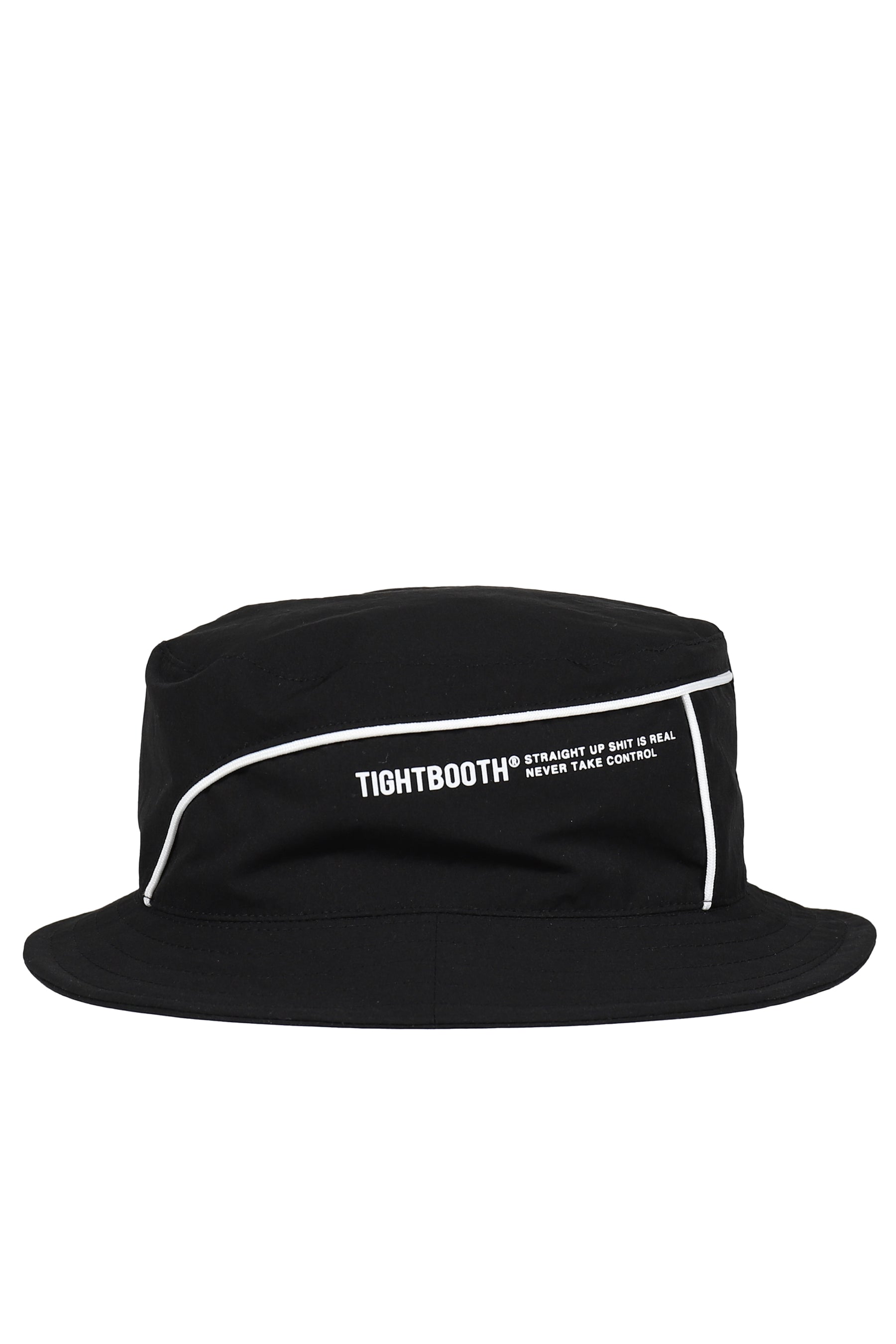 TIGHTBOOTH タイトブース SS26 TBPR / PIPING BUCKET HAT / BLK