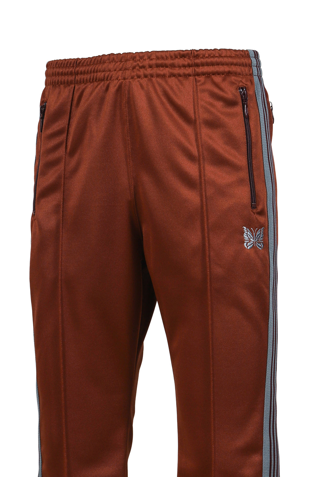 Needles ニードルス SS26 BOOT-CUT TRACK PANT - POLY SMOOTH / RUST