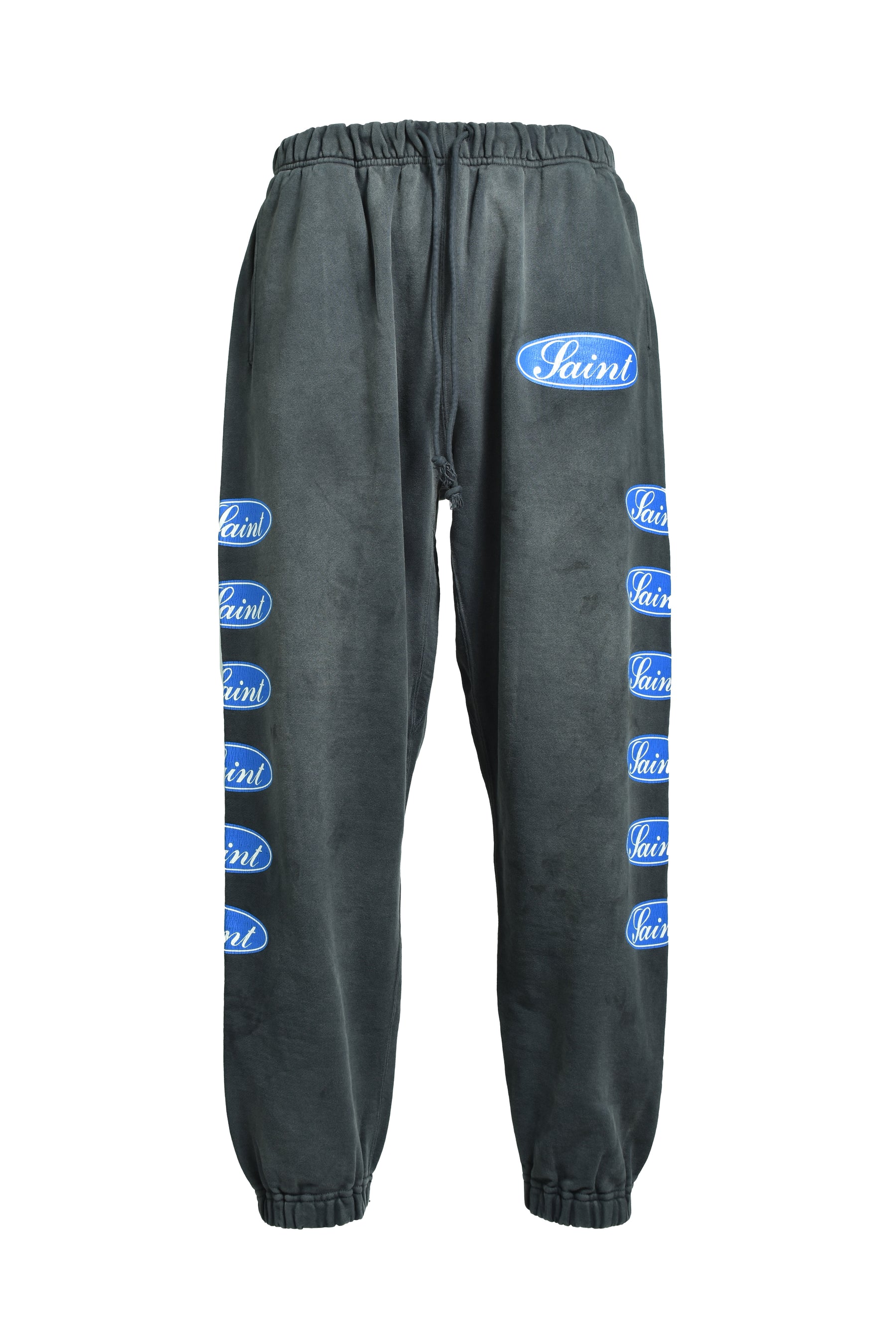 SAINT Mxxxxxx SWEAT PANTS/LOVE AMONG / BLK - NUBIAN ヌビアン