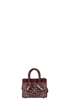 AMIRI AMIRI SS25 BANDANA MICRO TRIANGLE BAG / DEEP RED - NUBIAN