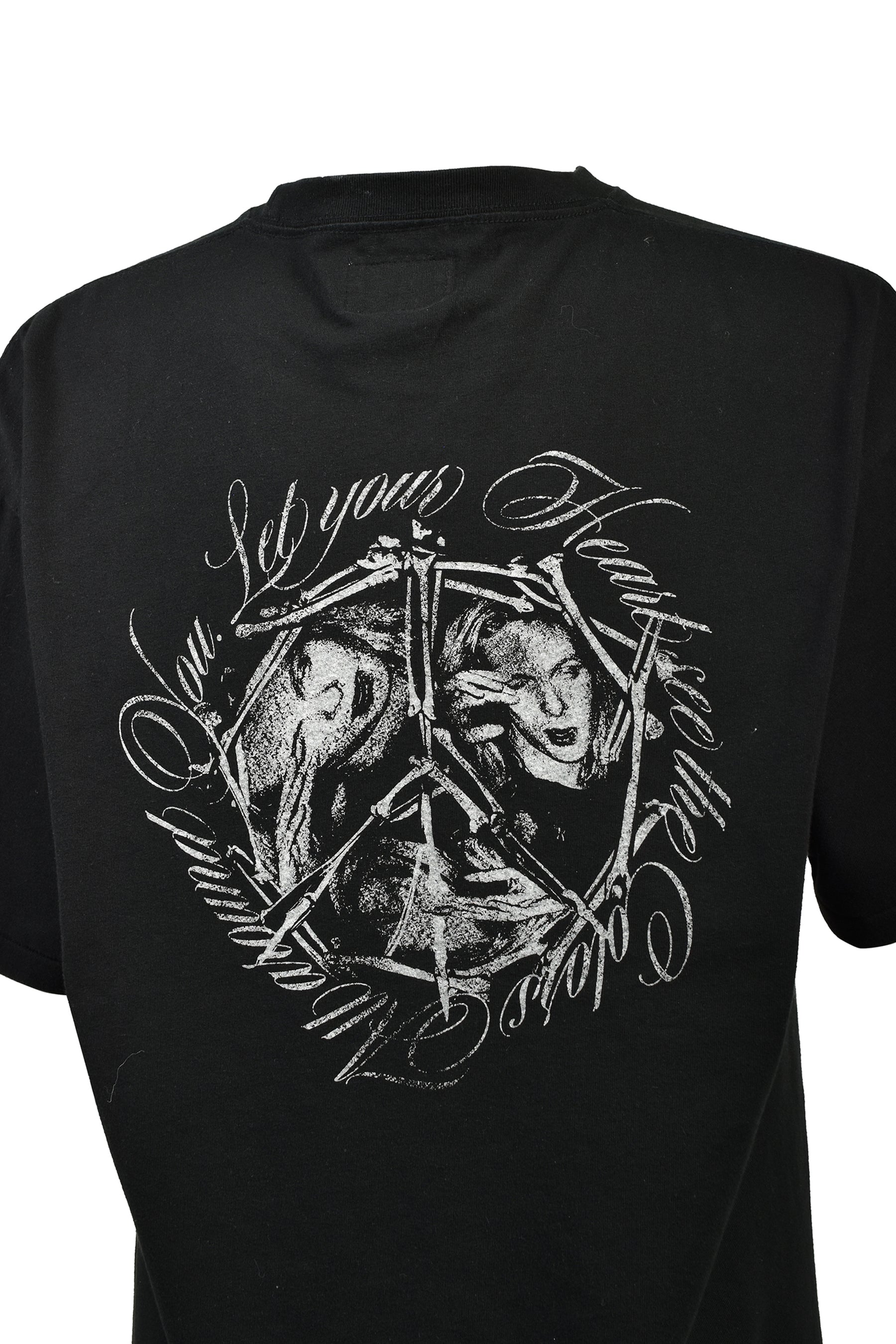 KAMIYA カミヤ SS26 “SWEET SMILE” TEE T/C / BLK - NUBIAN ヌビアン