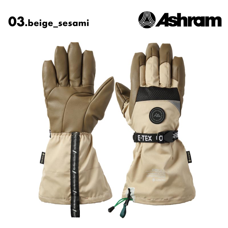 ASHRAM/アシュラム メンズ GORE-TEX 5指グローブ ECWGS FINGER 2024-25
