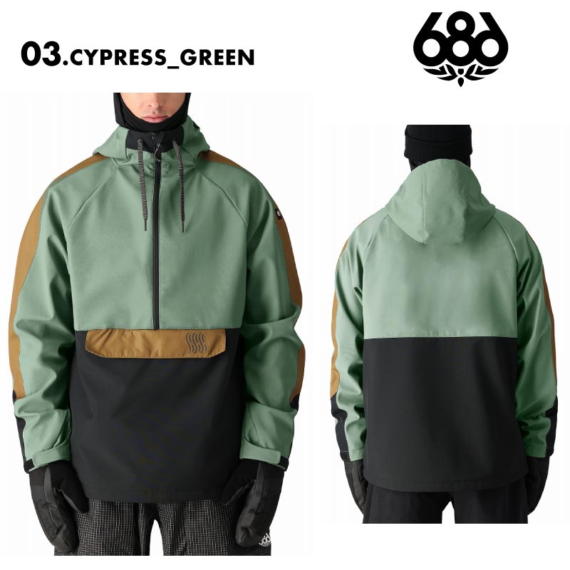 686/シックスエイトシックス メンズ スノーウェア アノラック