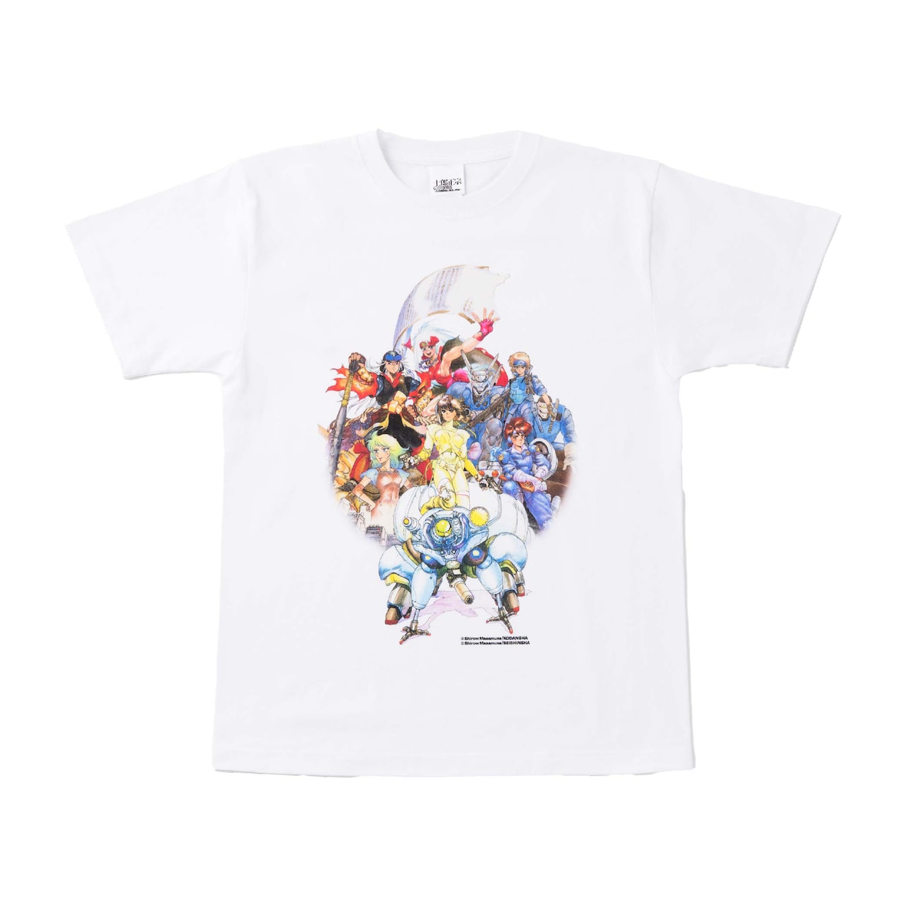 士郎正宗の世界展」グッズ第1弾にTシャツやポスター、複数作品の集合