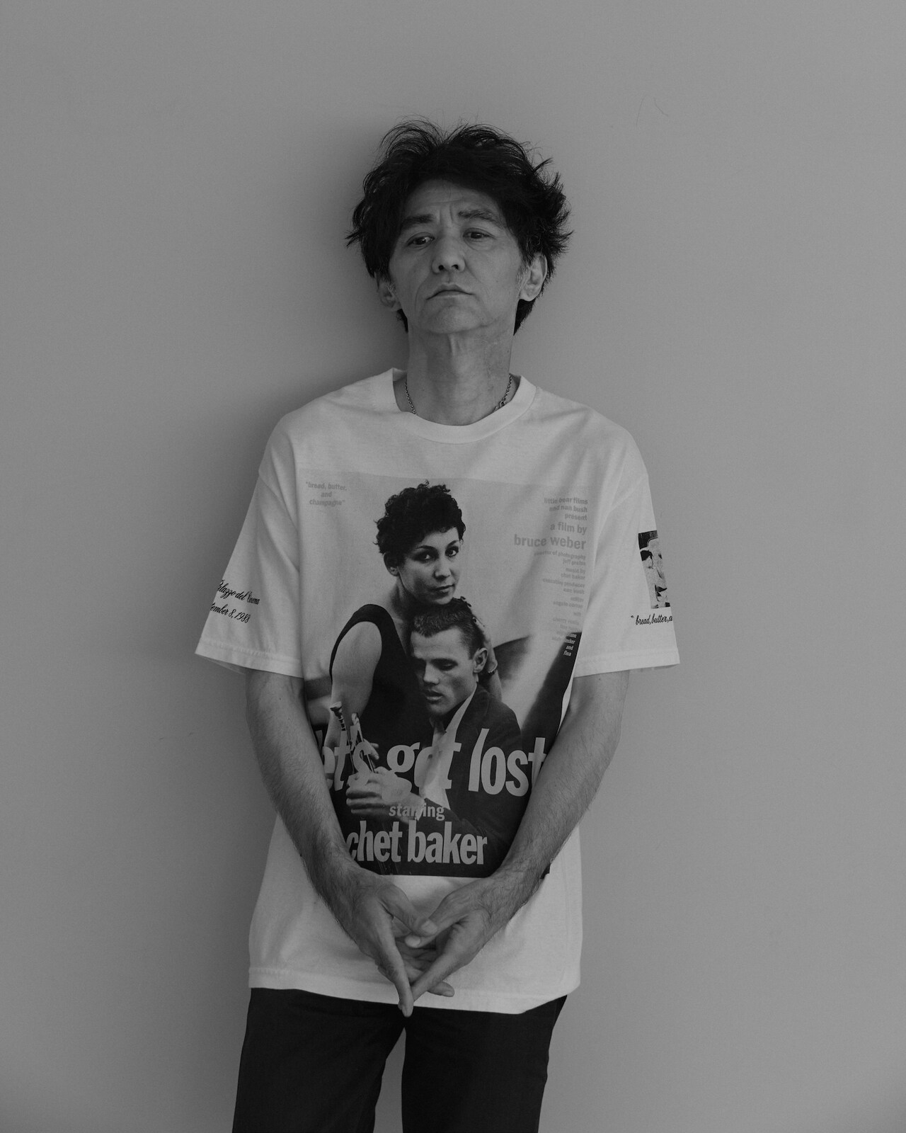 レッツ・ゲット・ロスト」weberコラボTシャツ発売、村上淳が撮影モデル