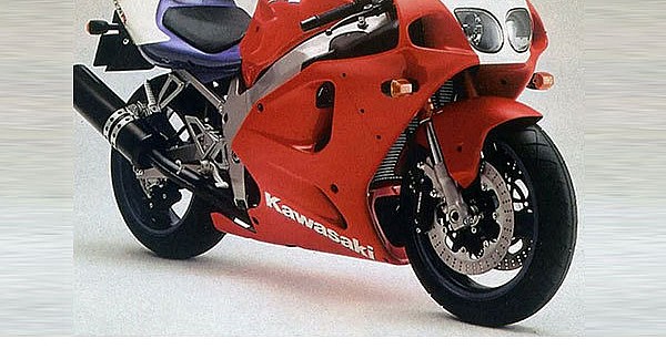 OEM Decals Kawasaki ZX7R 1996 - Red • Original Stickers