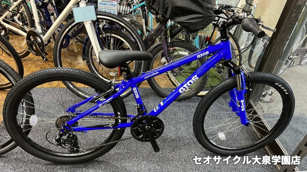 値引中】GIOS GENOVAキッズマウンテンバイク24インチ 青 手渡し希望 値
