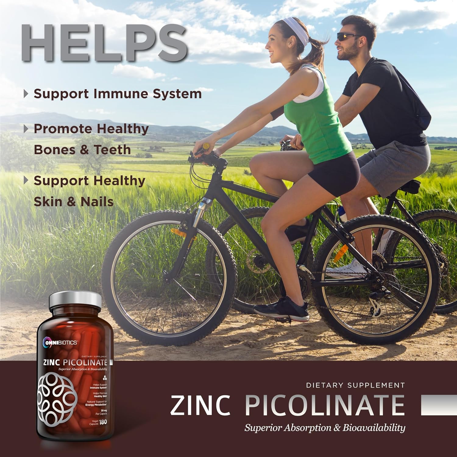 Zinc Picolinate Supplement | OmniBiotics | OmniBiotics