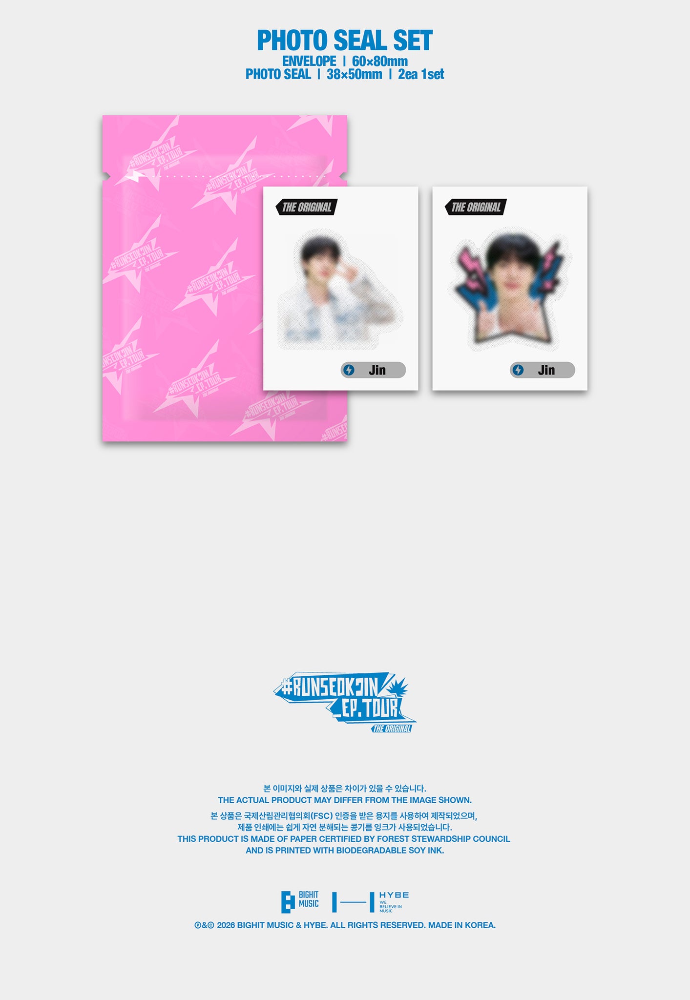 デジタルコード付【早期購入特典あり】 BTS Jin '#RUNSEOKJIN_EP.TOUR