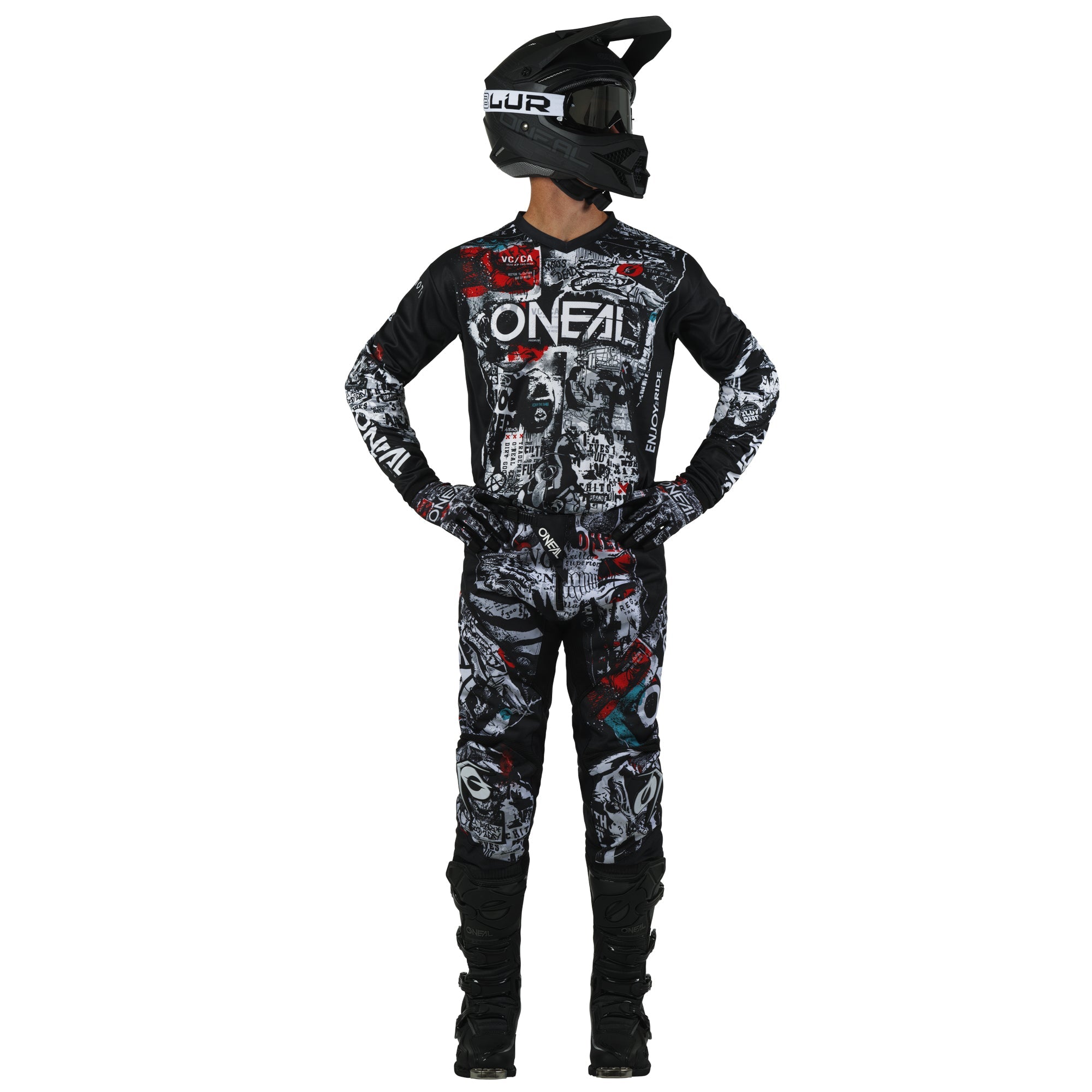 O'NEAL Element Attack Jersey Black/White – ONEAL USA