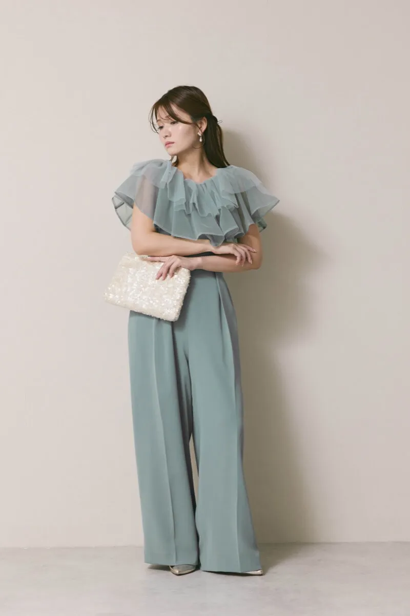ブルーのチュールカラーベアパンツドレス[M] LAGUNAMOONのレンタル｜11