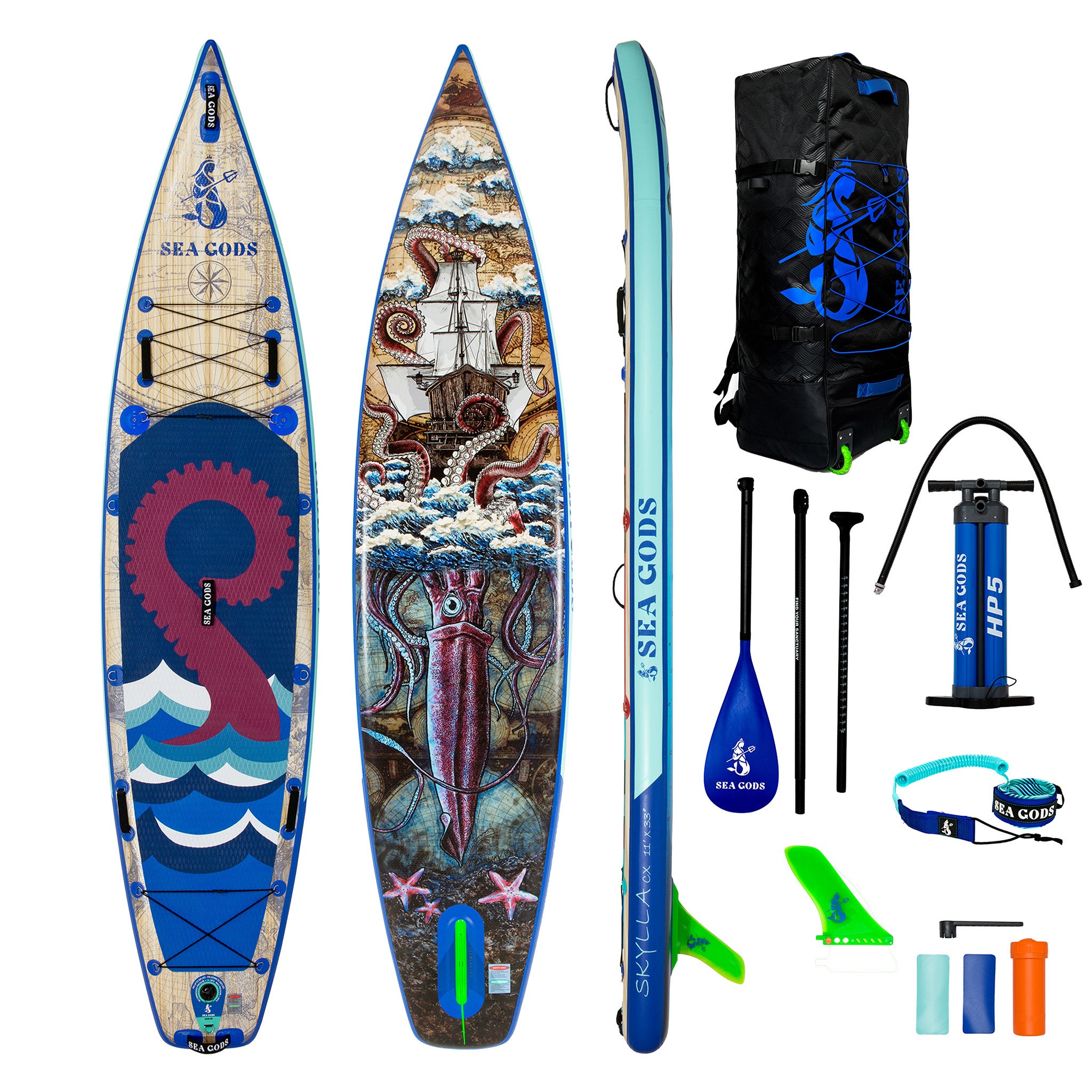 SEA GODS Carta Marina CX Inflatable Paddleboard | Top-Rated