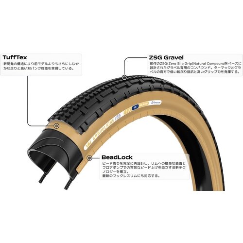 PANARACER ( パナレーサー ) チューブレスタイヤ GRAVEL KING SK TR