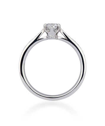 婚約指輪】Pt950 ダイヤモンド リング (0.20~0.24ct/D/VVS1)＜ “Wish