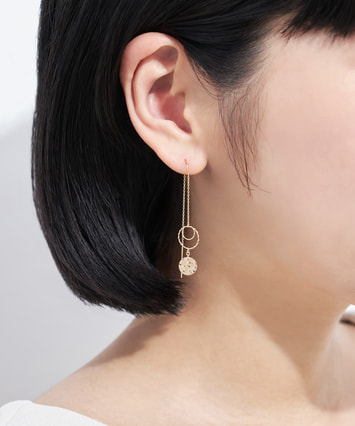K18YG ピアス|festaria Online Shop(フェスタリア オンラインショップ)