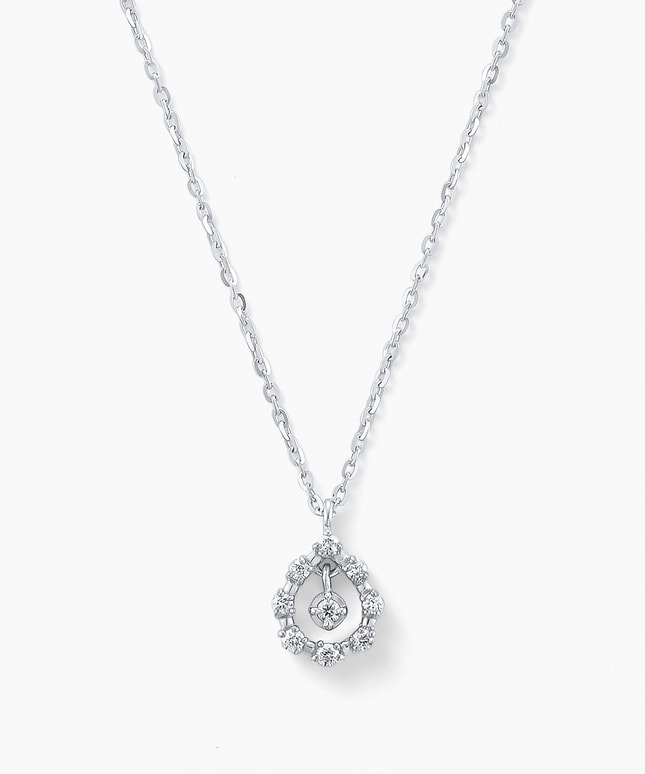 K10WG ダイヤモンド ネックレス|festaria Online Shop(フェスタリア