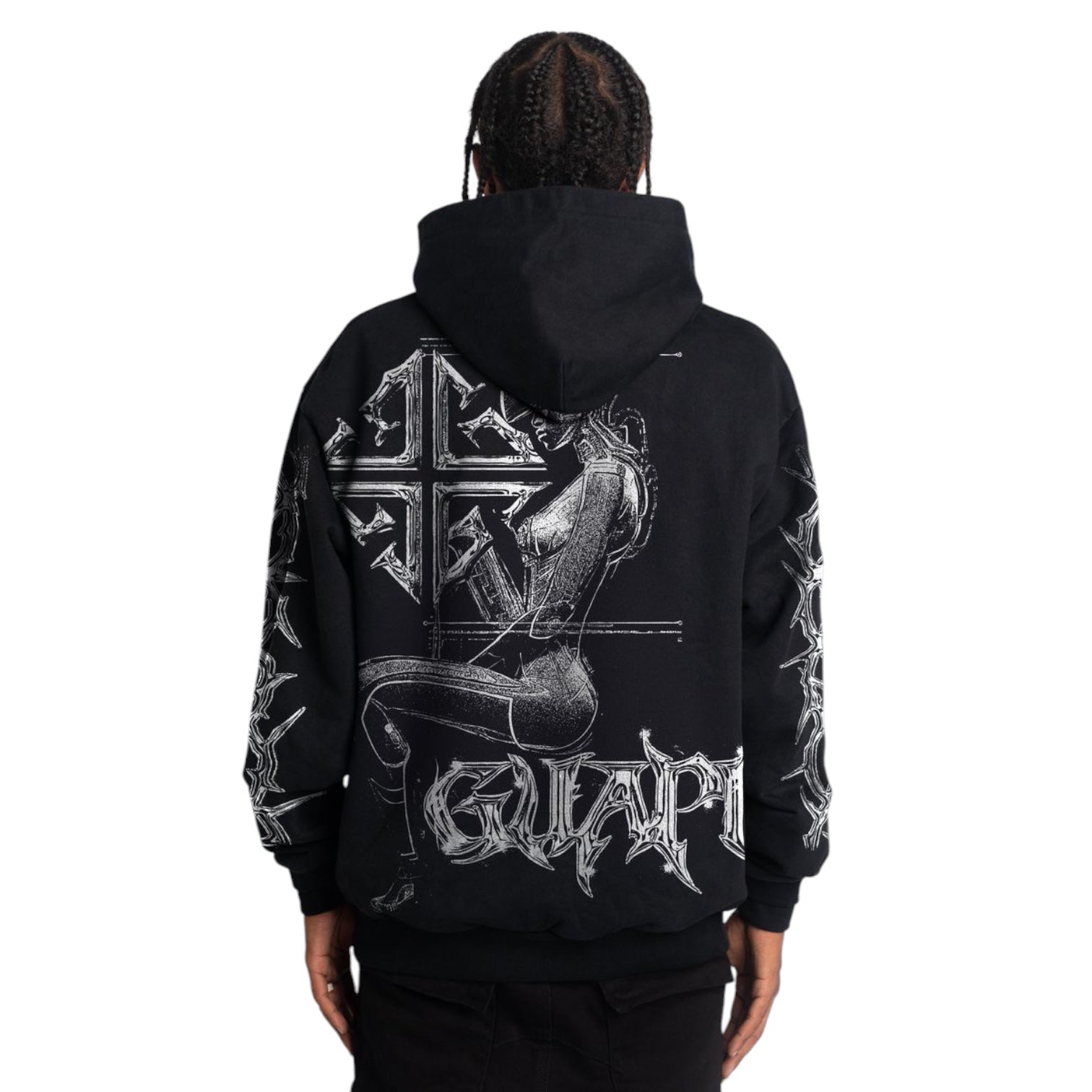 GUAPI: Obsidian Cyborg Hoodie – On Time Fashions