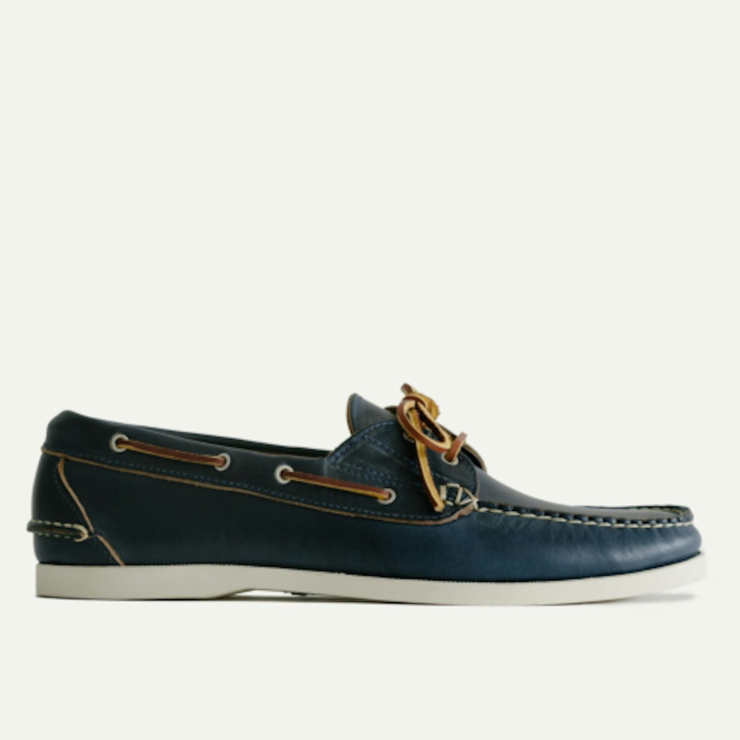 Boat Shoe - Navy Chromexcel, Deck Sole - Made in USA | Oak Street