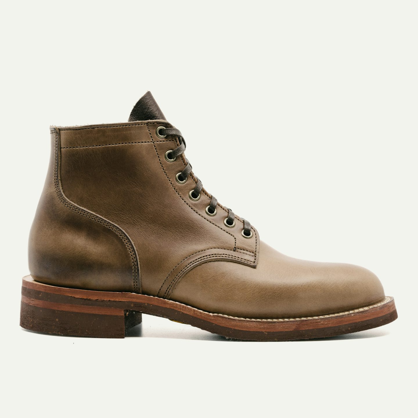 Storm Boot - Horween Natural Chromexcel, Vibram 700 Cork Sole