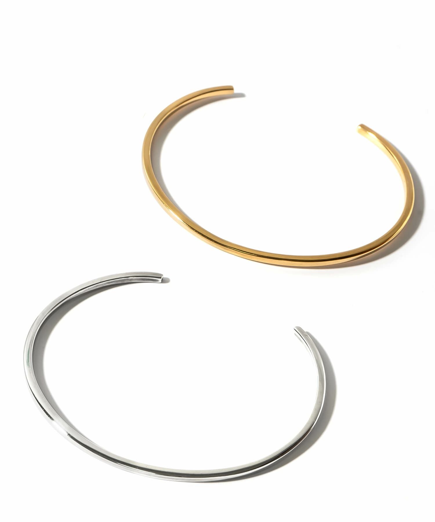 Silver925 Smooth Round Open Bangle LADIER -ラディエール- | Ops