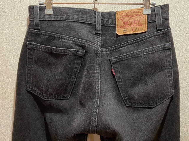 人気上昇中】《Levi's（リーバイス）》の後染め501【ブラックデニム