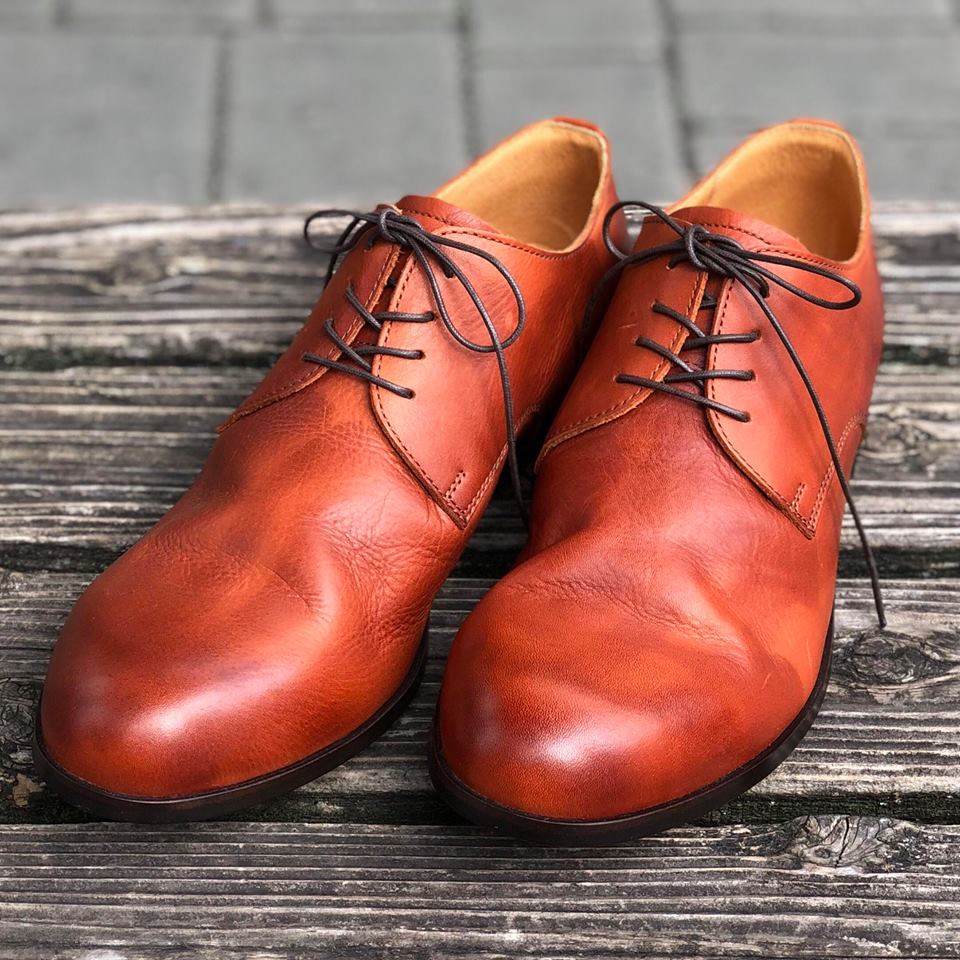 PADRONE/パドローネ】DERBY PLAIN TOE SHOES /ダービープレーントゥ