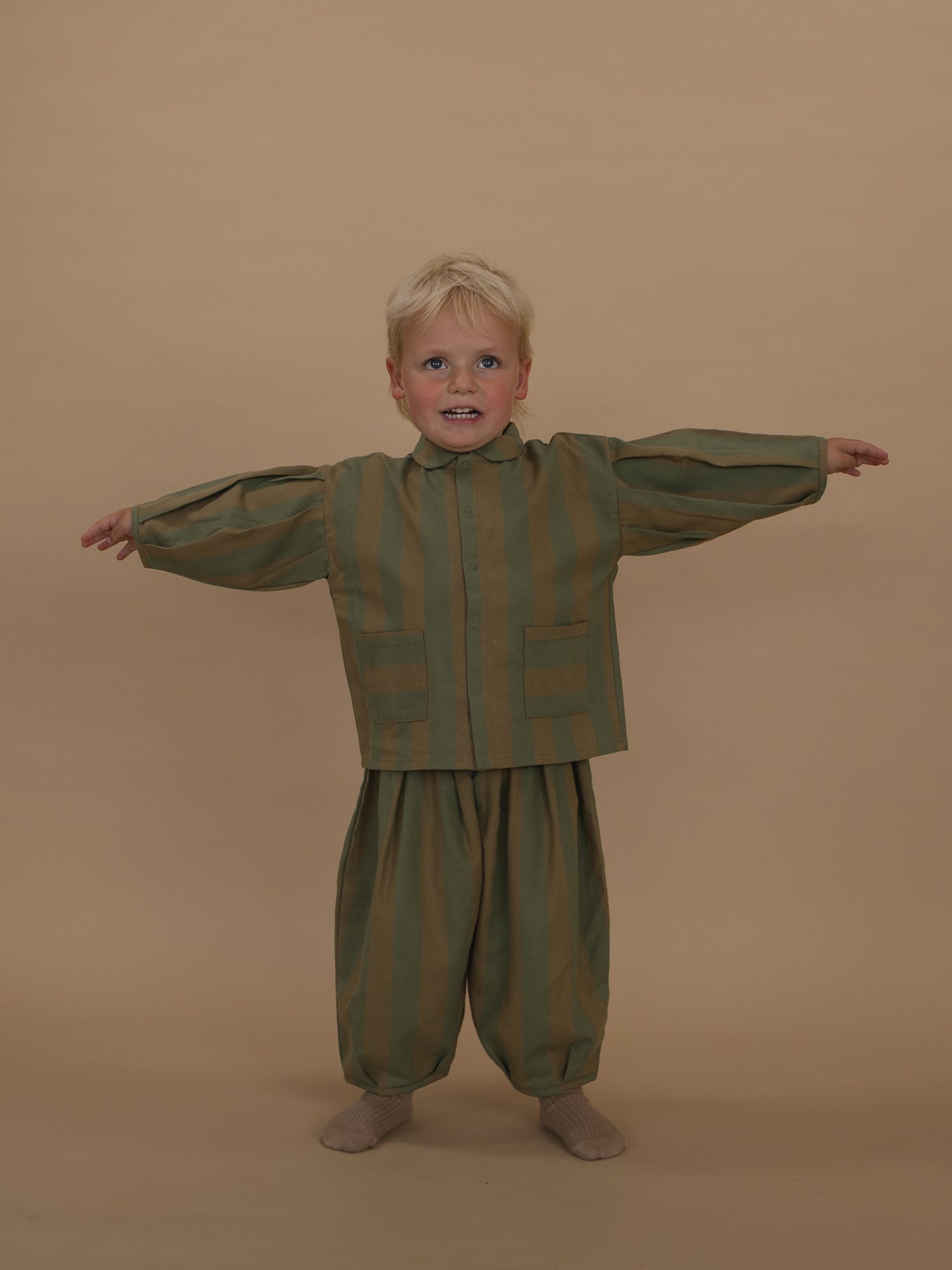 Shoreline Gingham Lodge Pants | Organic Zoo
