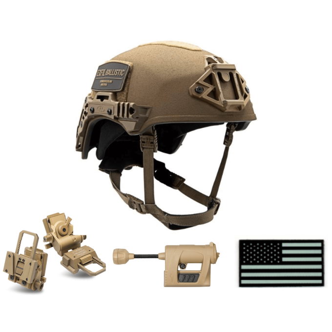 Team Wendy EXFIL Ballistic Helmet Bundle with Wilcox G24 Mount