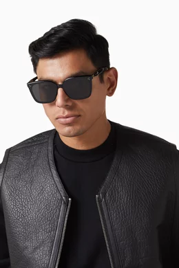Buy Gentle Monster Black Piana 01 Sunglasses in Acetate For UNISEX
