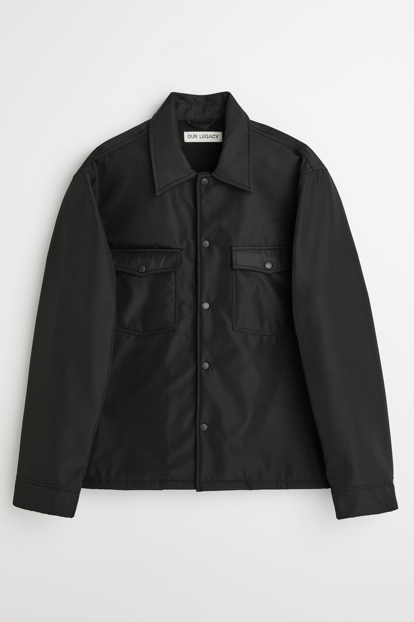 Our Legacy - Evening Coach Jacket Black Fleecy Tech