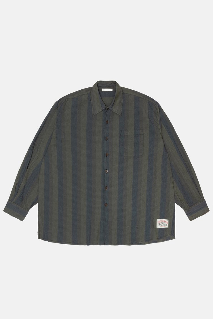 Our Legacy - Borrowed Shirt Overdyed Multi Stripe