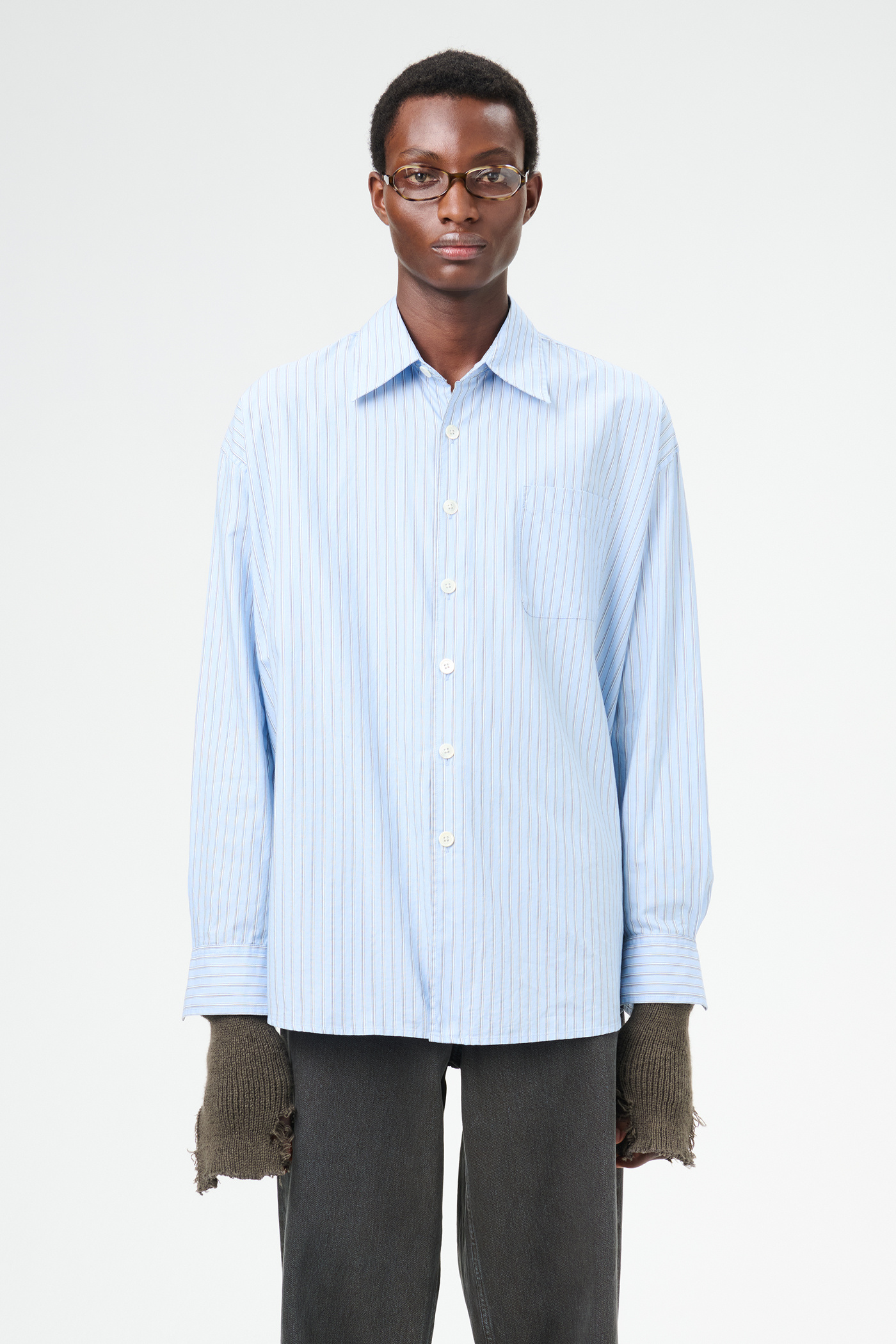 Our Legacy - Borrowed Shirt Big Daddy Stripe Oxford