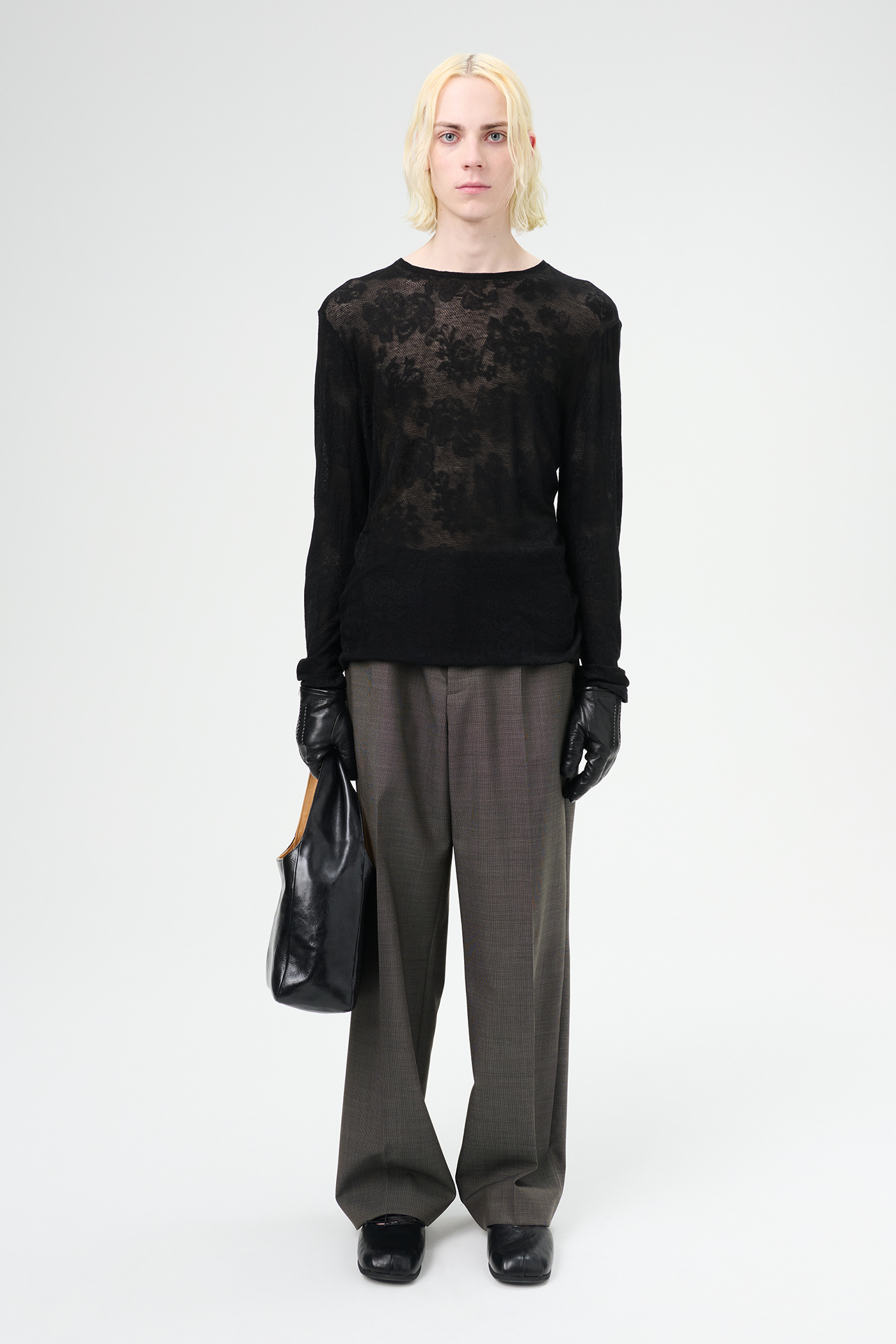 Our Legacy - Regular Longsleeve Black Romantic Thermal Paisley