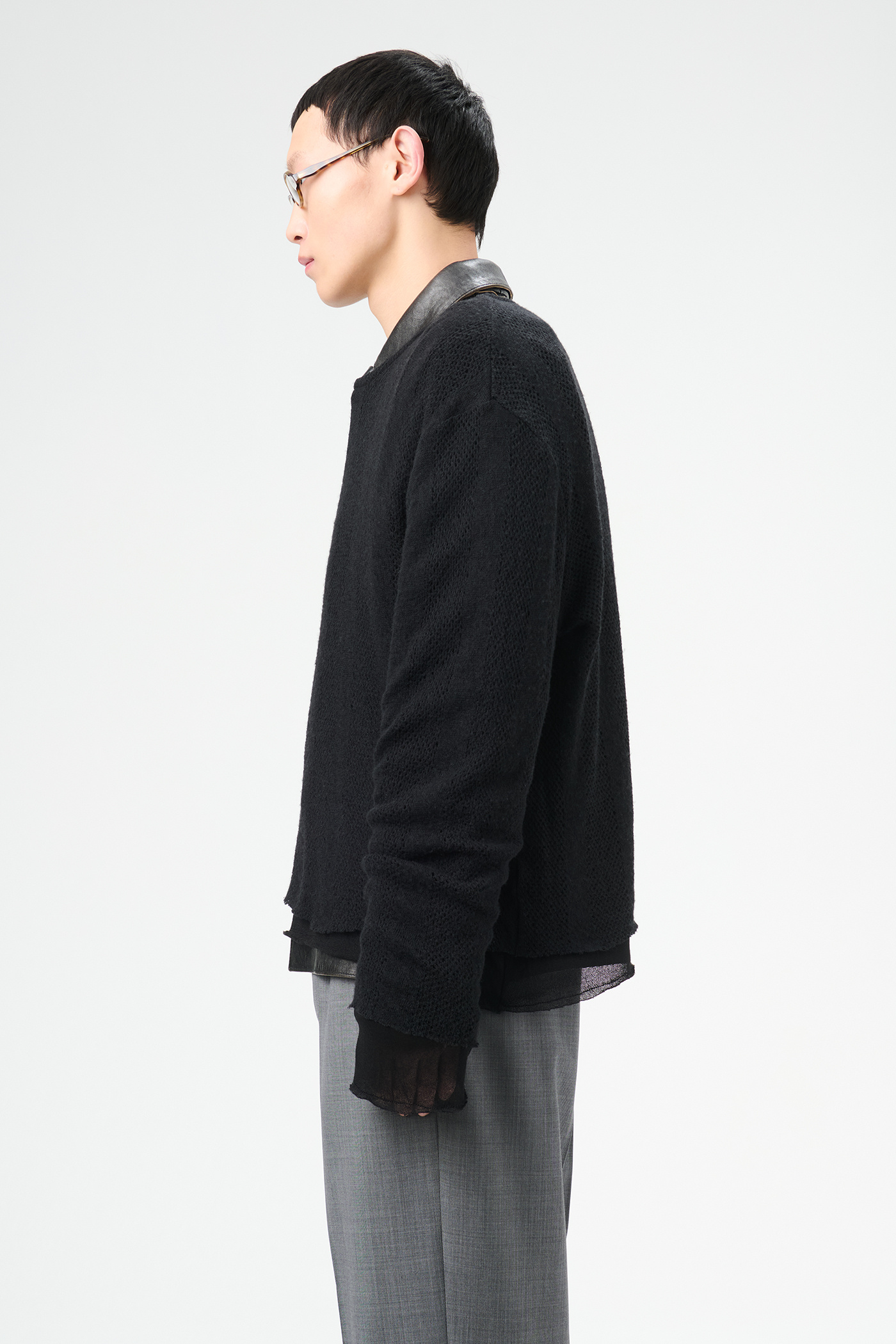 Our Legacy - Double Lock Longsleeve Black Crochet Stripe